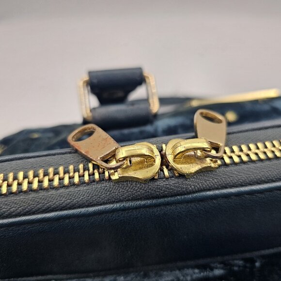 House of Flynn Purse Camera Bag Travel Shoulder Bag Hand Bag Green Velvet LARGE - Picture 10 of 16